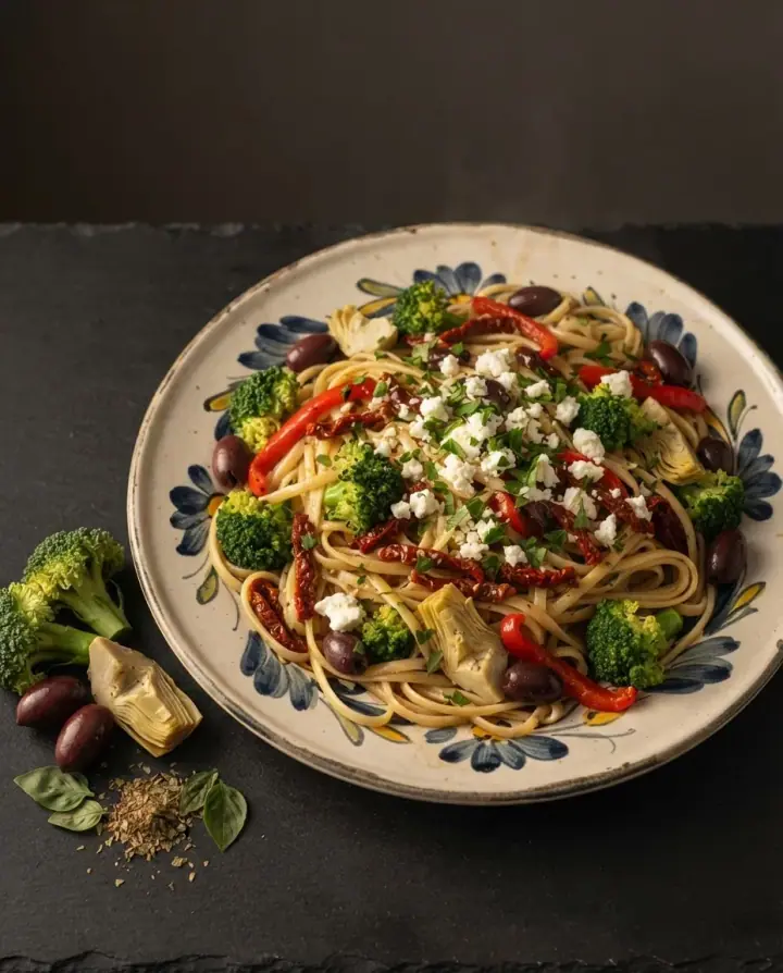 Linguine primavera