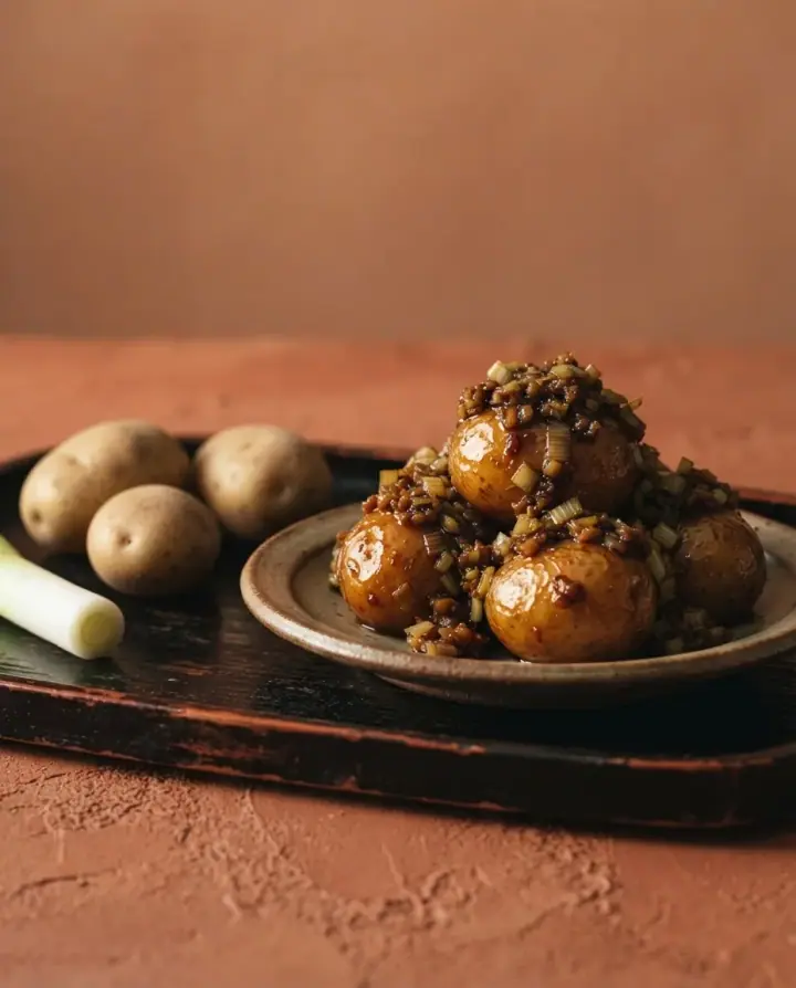 治助芋のネギ味噌